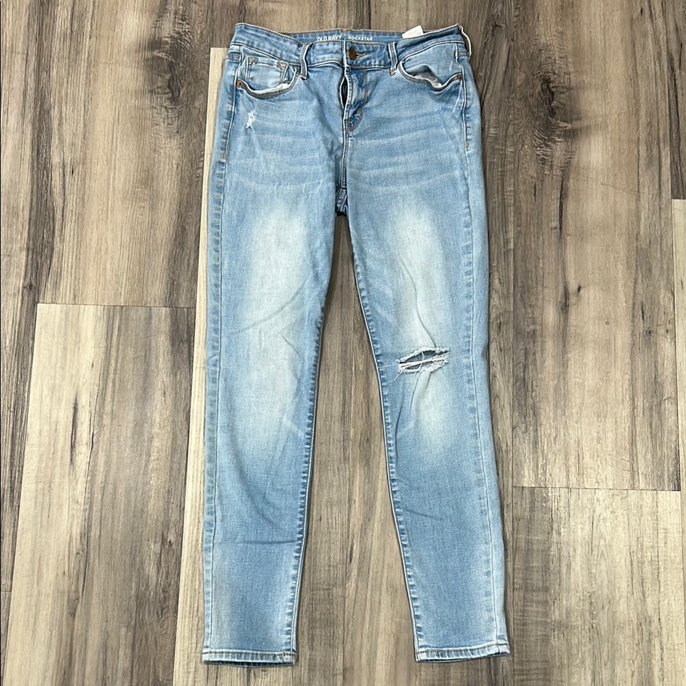 Old Navy Blue Skinny Jeans Light Wash